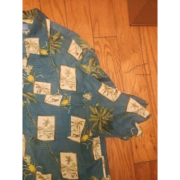 Bermuda Bay Hawaiian Shirt Men’s Large Button Down Polo Short Sleeve Tropical - Picture 3 of 6